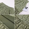 image:imageScarlet Darkness Womens High Waist Floral Tiered Maxi Skirt with PocketsSage Green Floral