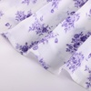 image:imageScarlet Darkness Womens High Waist Floral Tiered Maxi Skirt with PocketsWhite Lavender Floral