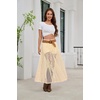 image:imageScarlet Darkness Womens Lace Sheer Long Maxi Skirt A Line Gothic SkirtOyster White