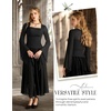 image:imageScarlet Darkness Womens Mesh Top 2026 Long Sleeve Renaissance BlousesBlack