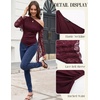 image:imageScarlet Darkness Womens Off The Shoulder Tops Lace Y2K Fall Going Out TopsDark Wine