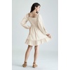 image:imageScarlet Darkness Womens Renaissance Off Shoulder Corset Mini DressApricot