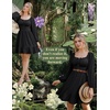 image:imageScarlet Darkness Womens Renaissance Off Shoulder Corset Mini DressBlack