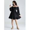 image:imageScarlet Darkness Womens Renaissance Off Shoulder Corset Mini DressBlack
