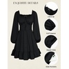 image:imageScarlet Darkness Womens Renaissance Off Shoulder Corset Mini DressBlack