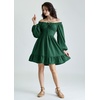 image:imageScarlet Darkness Womens Renaissance Off Shoulder Corset Mini DressDark Green