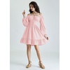 image:imageScarlet Darkness Womens Renaissance Off Shoulder Corset Mini DressPink
