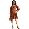 image:imageScarlet Darkness Womens Renaissance Off Shoulder Corset Mini DressRedbrown