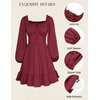 image:imageScarlet Darkness Womens Renaissance Off Shoulder Corset Mini DressRose Red