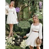 image:imageScarlet Darkness Womens Renaissance Off Shoulder Corset Mini DressWhite