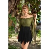 image:imageScarlet Darkness Womens Renaissance Pirate Skirt Asymmetrical Mini SkirtsBlack