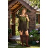 image:imageScarlet Darkness Womens Renaissance Pirate Skirt Asymmetrical Mini SkirtsBrown