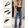 image:imageScarlet Darkness Womens Renaissance Waist Belt with Detachable ChainBlack Gold Buckle