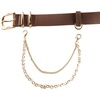 image:imageScarlet Darkness Womens Renaissance Waist Belt with Detachable ChainCaramel