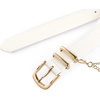 image:imageScarlet Darkness Womens Renaissance Waist Belt with Detachable ChainWhite