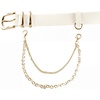 image:imageScarlet Darkness Womens Renaissance Waist Belt with Detachable ChainWhite