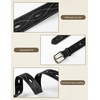 image:imageScarlet Darkness Womens Western Belt Cowgirl HollowOut Faux Leather BeltsBlack