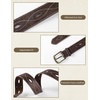image:imageScarlet Darkness Womens Western Belt Cowgirl HollowOut Faux Leather BeltsBrown