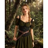 image:imageScarlet Darkness Womens Western Belt Cowgirl HollowOut Faux Leather BeltsCoffee Brown