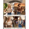 image:imageScarlet Darkness Womens Western Belt Cowgirl HollowOut Faux Leather BeltsCoffee Brown