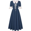 image:imageScarlet Darkness Colonial Dress  Womens Pioneer Prairie Dress with Pockets