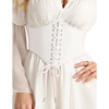 image:imageScarlet Darkness Corset Belt for Women Renaissance Pirate CorsetIvory White