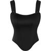 image:imageScarlet Darkness Corset Tops for Women Detachable Straps Satin BustierBlack