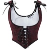 Burgundy Jacquard