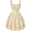 White Yellow Floral