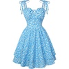 image:imageScarlet Darkness Floral Mini Dress for Women Corset Graduation SundressWhite Daisies