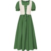 image:imageScarlet Darkness Girls Renaissance Dress Puff Sleeve Maxi Cosplay DressesDark Green