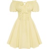 image:imageScarlet Darkness Renaissance Costume Women Corset Mini Fairy DressesButter Yellow