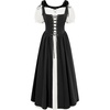 image:imageScarlet Darkness Renaissance Costume Women Halloween Medieval Pirate DressBlack
