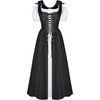 image:imageScarlet Darkness Renaissance Costume Women Medieval Fairy Corset DressBlack
