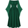 image:imageScarlet Darkness Renaissance Costume Women Off the Shoulder Fairy DressEden Green