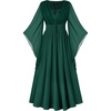 image:imageScarlet Darkness Renaissance Costume Women Pirate Medieval Maxi DressTeal