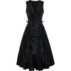 image:imageScarlet Darkness Renaissance Steampunk Dress Lace Up Gothic Pirate CostumeBlack