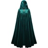 image:imageScarlet Darkness Renaissance Velvet Cape Medieval Cloak Hobbit CostumeGreen