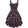 Black Pink Floral