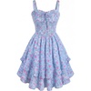 Blue Pink Floral