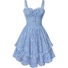 Blue-white Floral