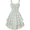 Mint Green Pink Floral