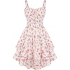 White Pink Floral