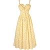 image:imageScarlet Darkness Summer Dresses for Women 2026 Floral Corset Maxi DressBeige Yellow Floral