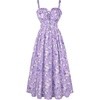Purple White Floral