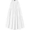 image:imageScarlet Darkness Tiered Maxi Skirts for Women 2026 Summer Beach Flowy Renaissance Long Skirt with Pockets