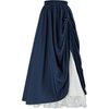 image:imageScarlet Darkness Women Double Layered Medieval Renaissance Fairy Maxi SkirtNavy