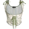 Beige Light Green Floral