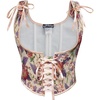 Beige Purple Floral