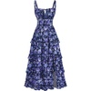 Navy Purple Floral